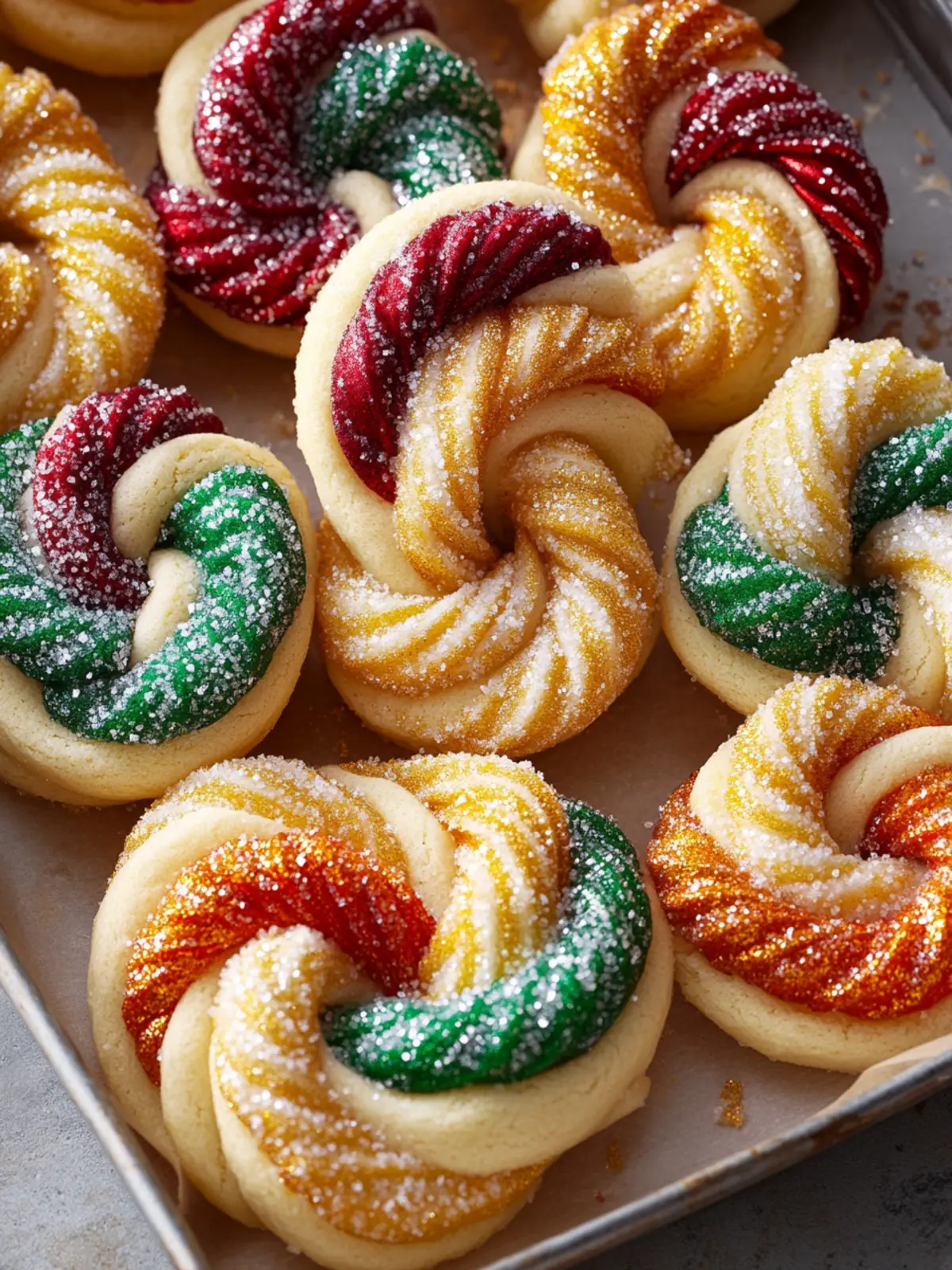Twisted Christmas Cookies: Festive Almond & Citrus Delight 4 Twisted Christmas Cookies