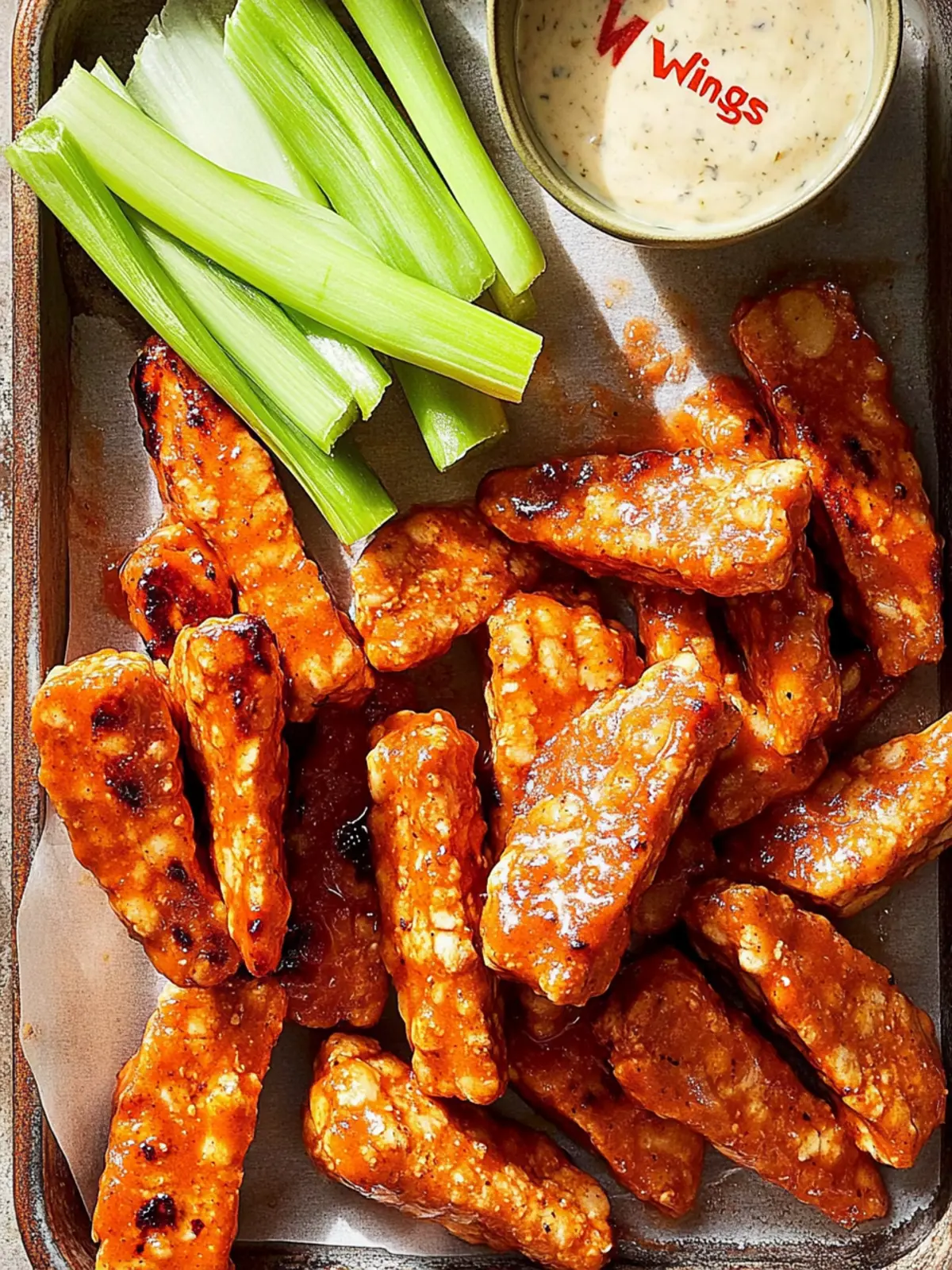 Tempeh Buffalo Wings That Will Wow Your Taste Buds 2 Tempeh Buffalo “Wings”