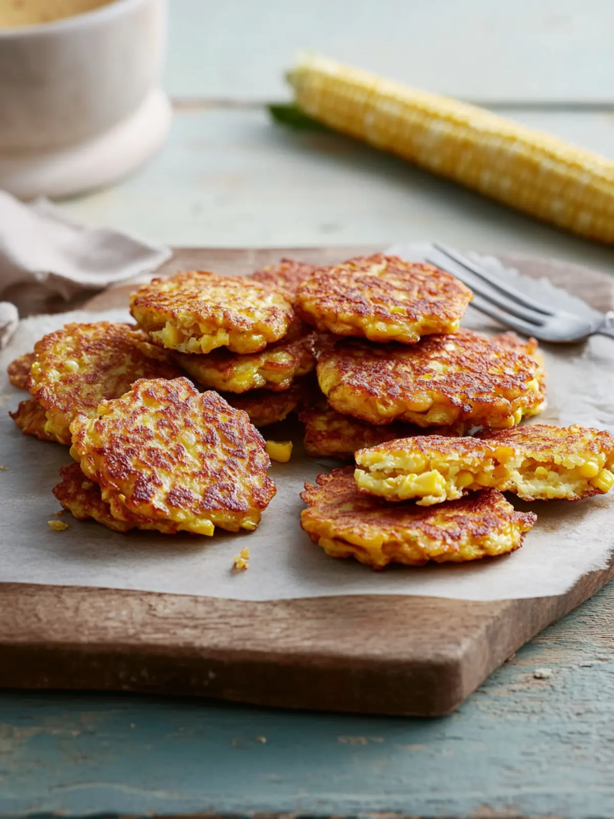 Sweetcorn fritters