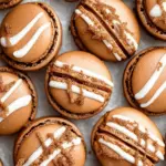 Irresistible Gingerbread Macarons with Molasses Buttercream 2 Gingerbread Macarons