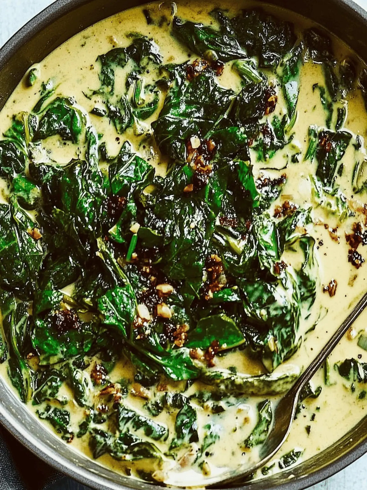 One-Pot Creamy Vegan Greens