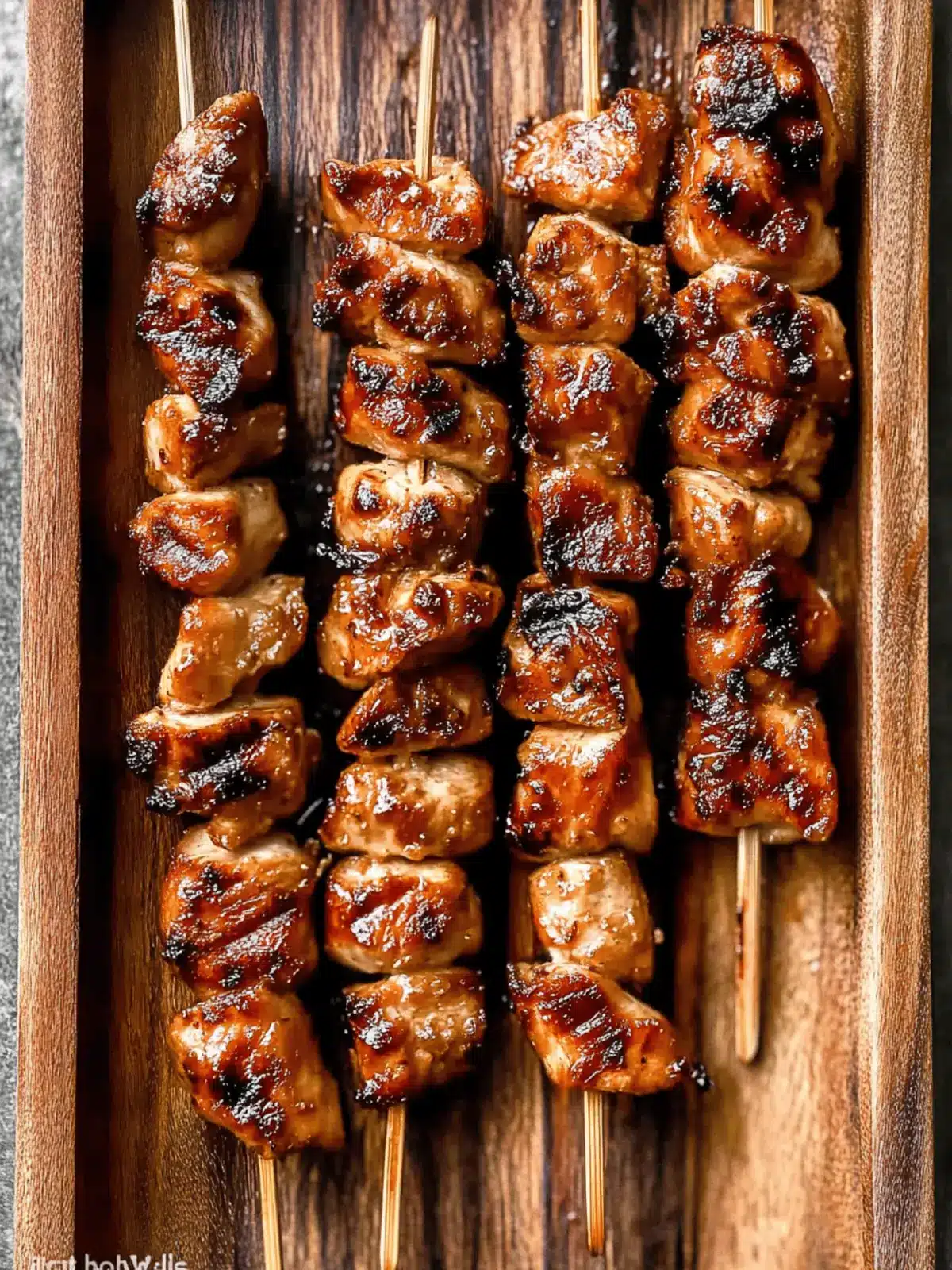 Grilled Thai Coconut Chicken Skewers