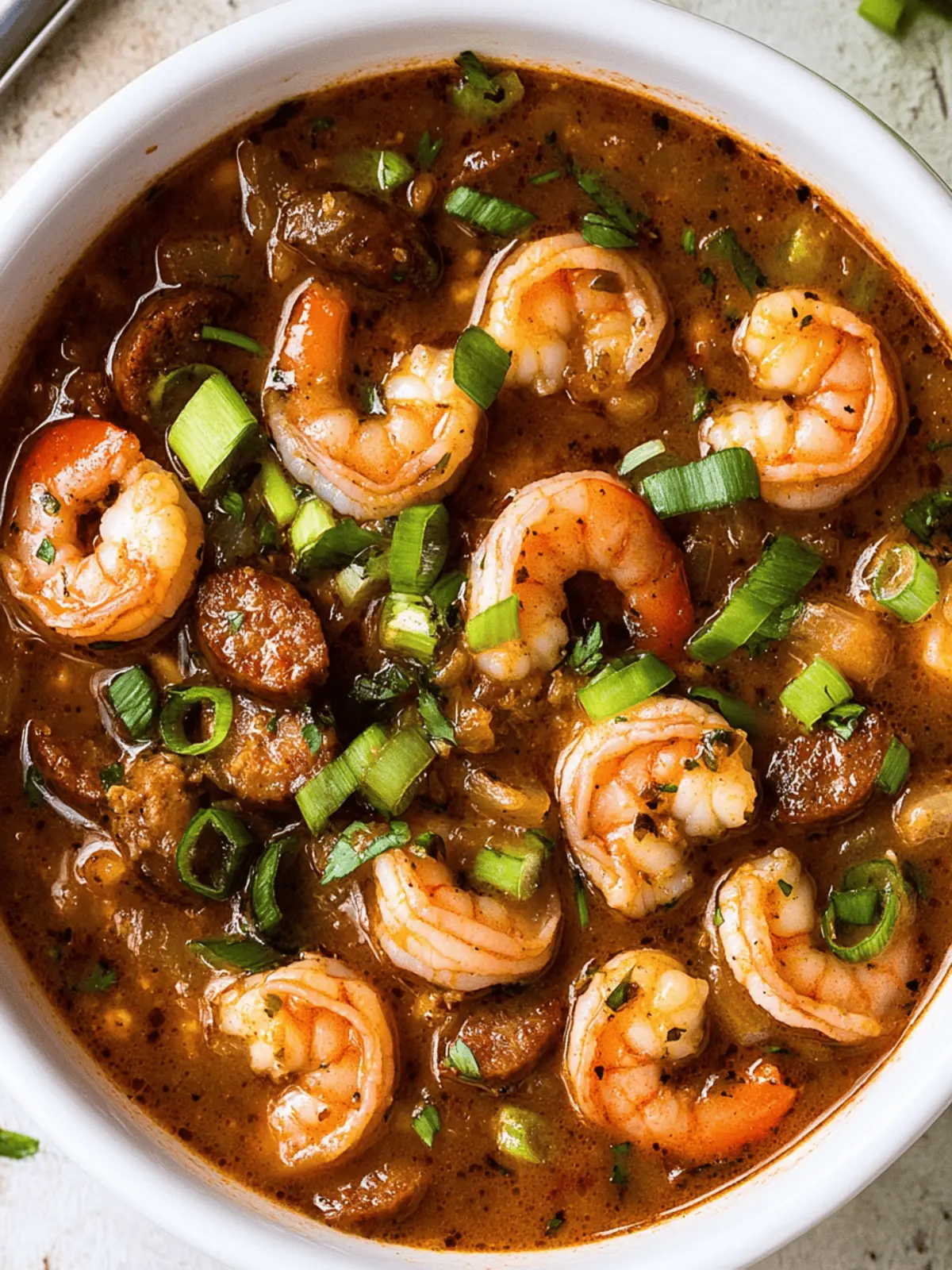 Savory Shrimp & Sausage Gumbo: A Heartwarming Southern Classic 3 Shrimp & Sausage Gumbo