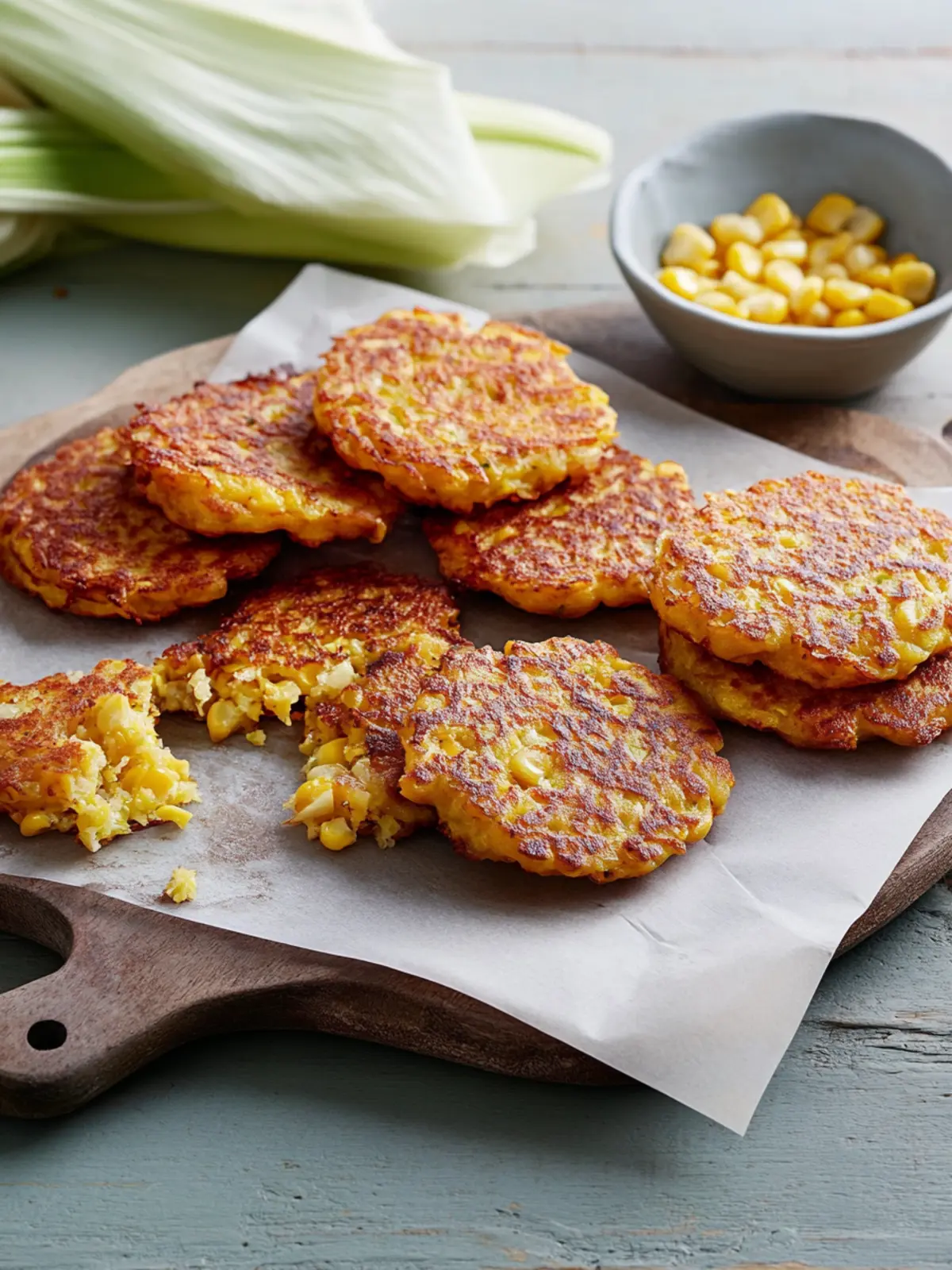 Sweetcorn fritters