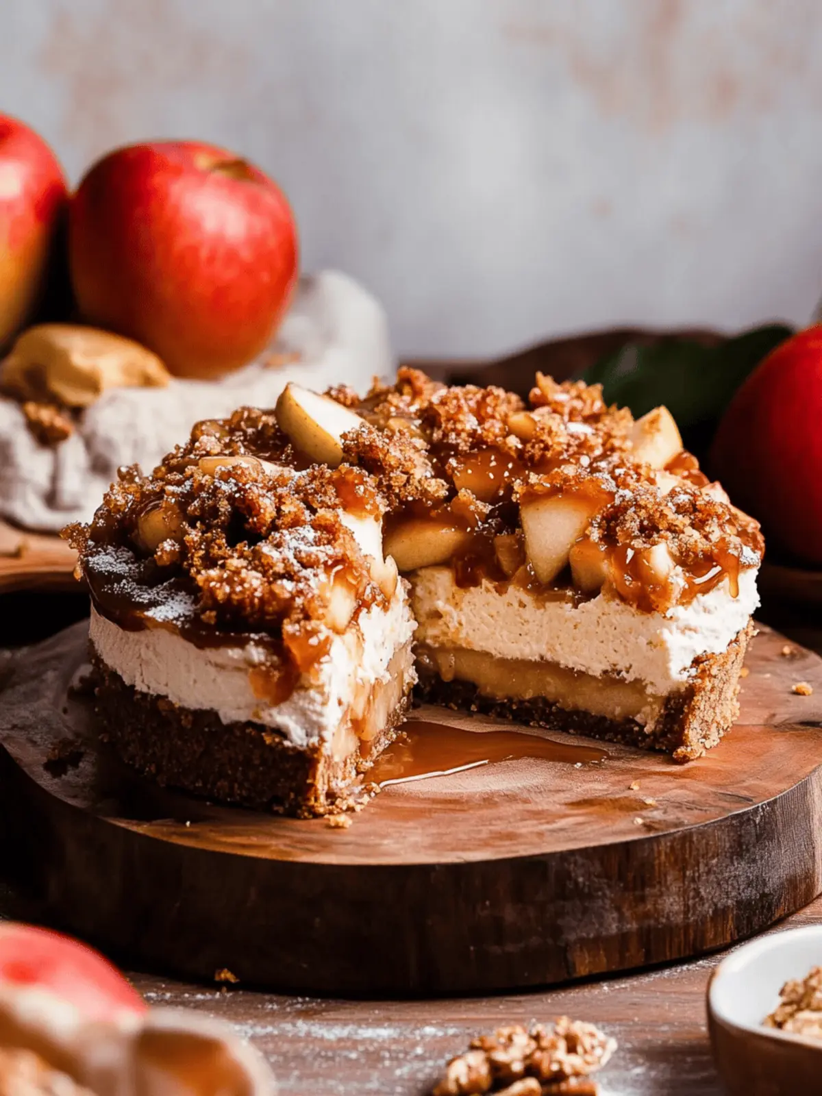 Irresistible Salted Caramel Apple Pie Cheesecake Recipe 4 salted caramel apple pie cheesecake