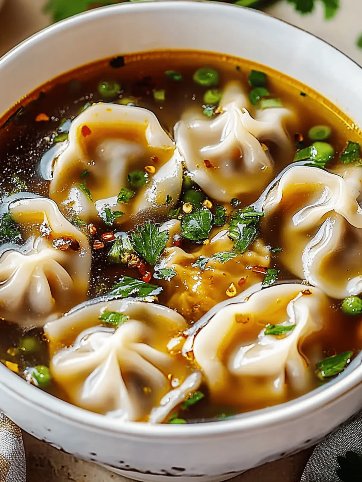 Savory Potsticker Soup: Your Cozy Bowl of Comfort Food 4 Potsticker Soup