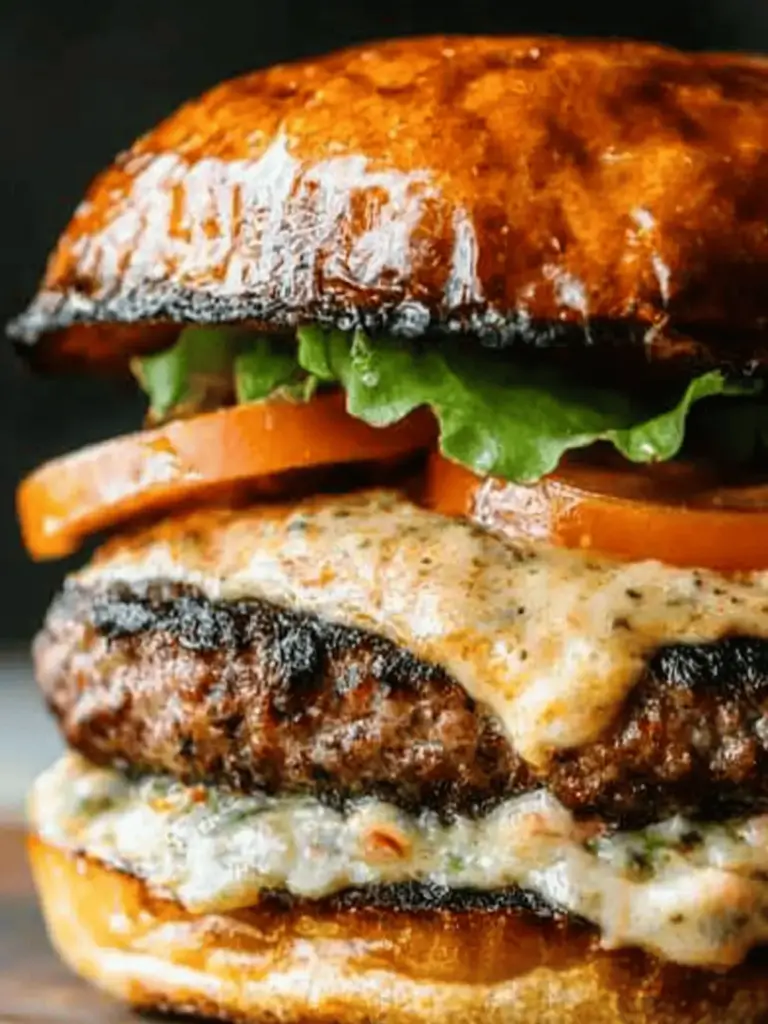 Rapscallion Burger with Pimento Cheese