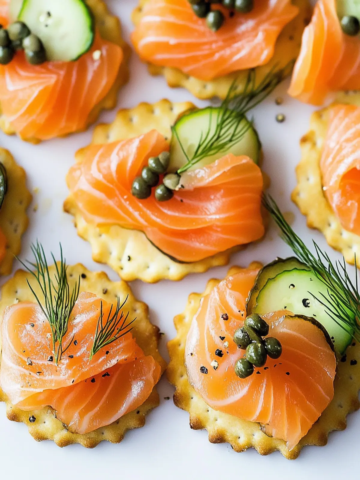Delicious Smoked Salmon Crackers That's a Breeze to Make 3 Smoked Salmon Crackers