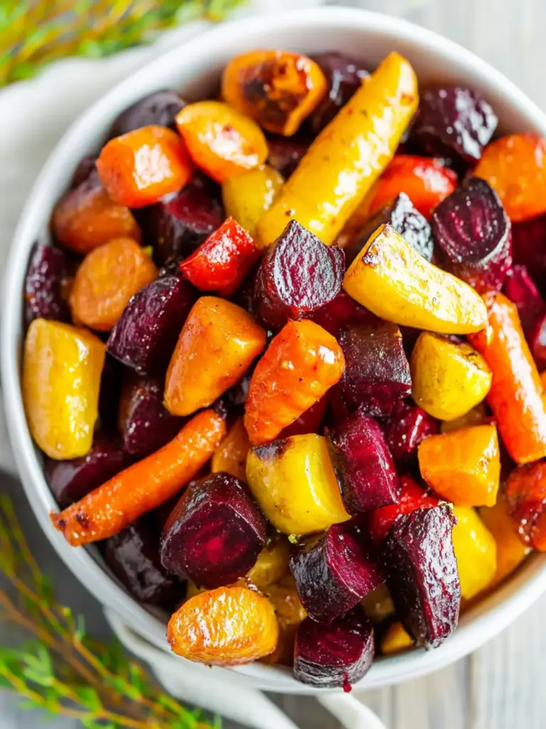Honey Roasted Beets & Carrots
