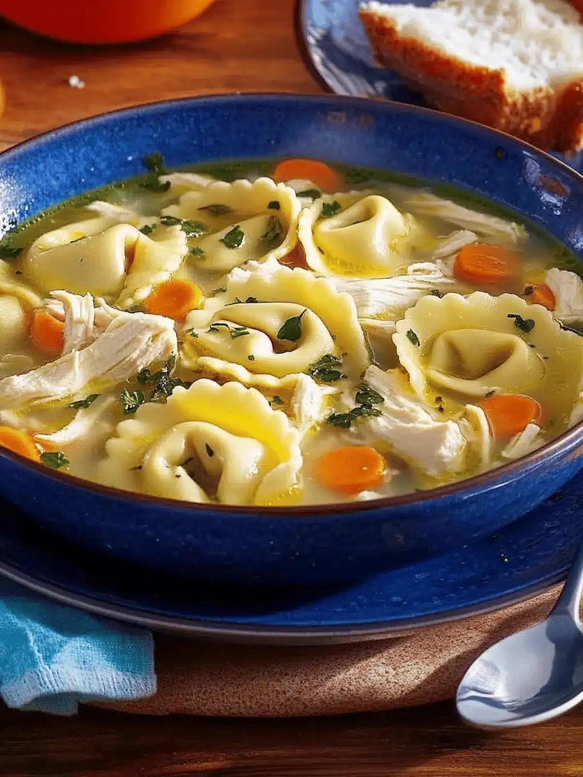 Chicken Tortellini Soup