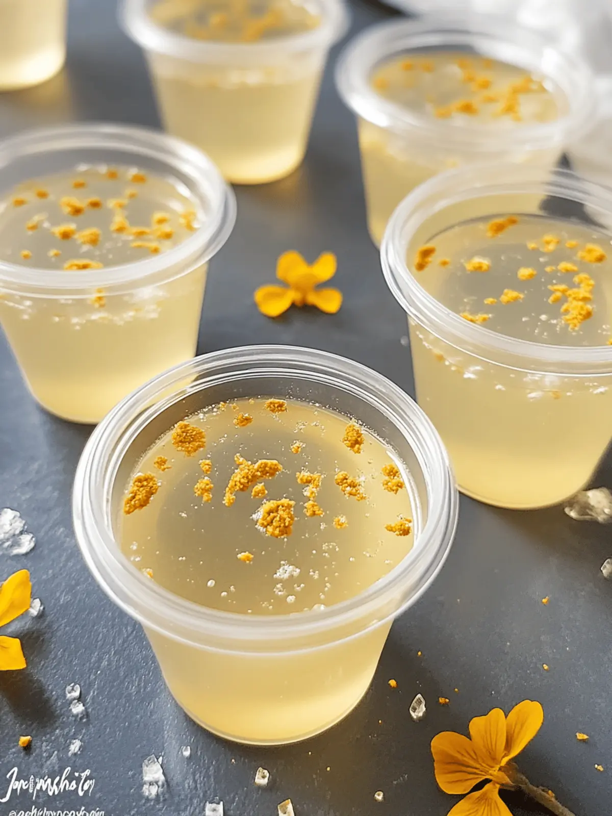 Champagne Jello Shots