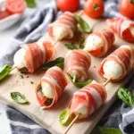Prosciutto Wrapped Mozzarella Bites
