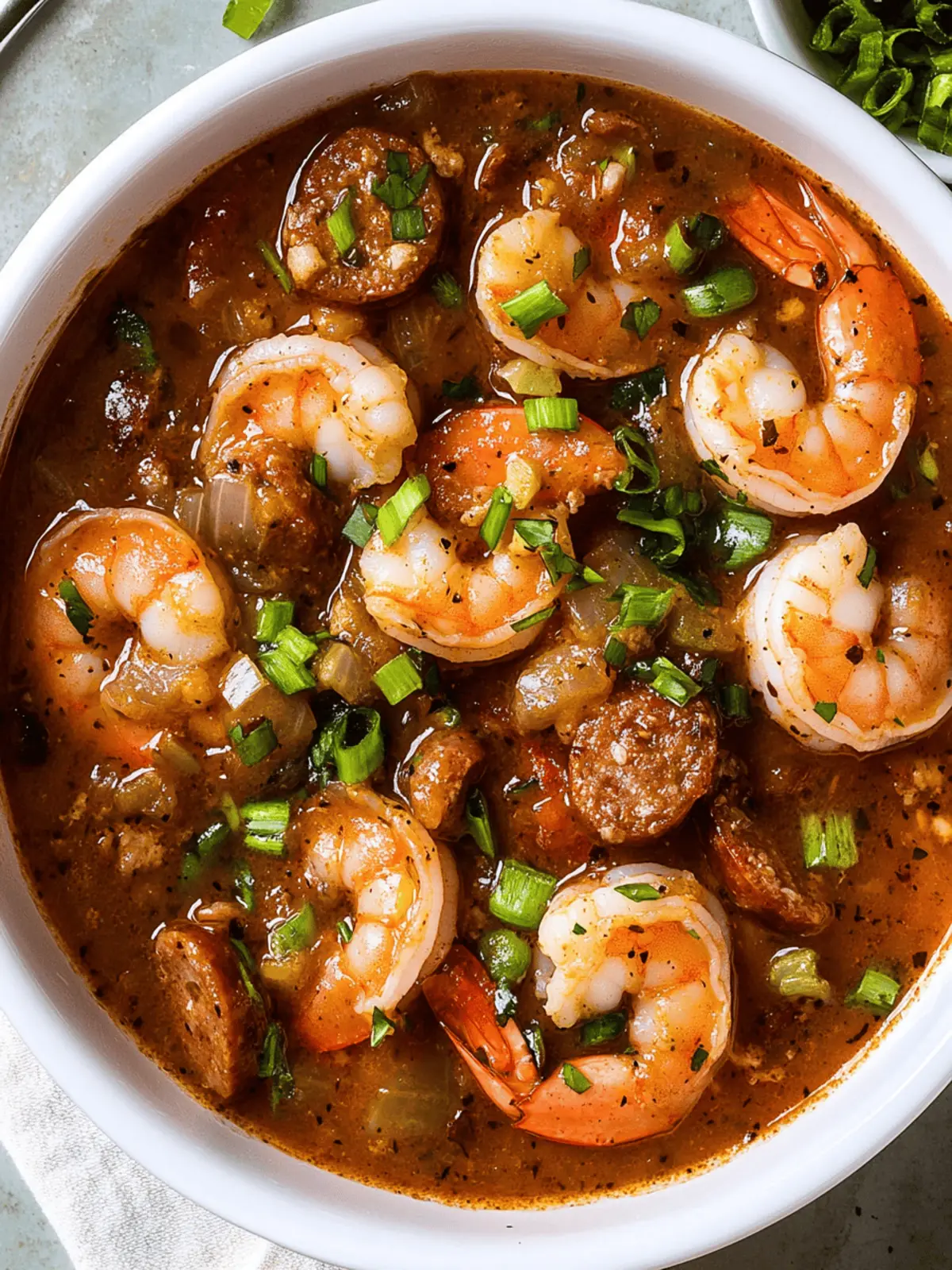 Savory Shrimp & Sausage Gumbo: A Heartwarming Southern Classic 4 Shrimp & Sausage Gumbo