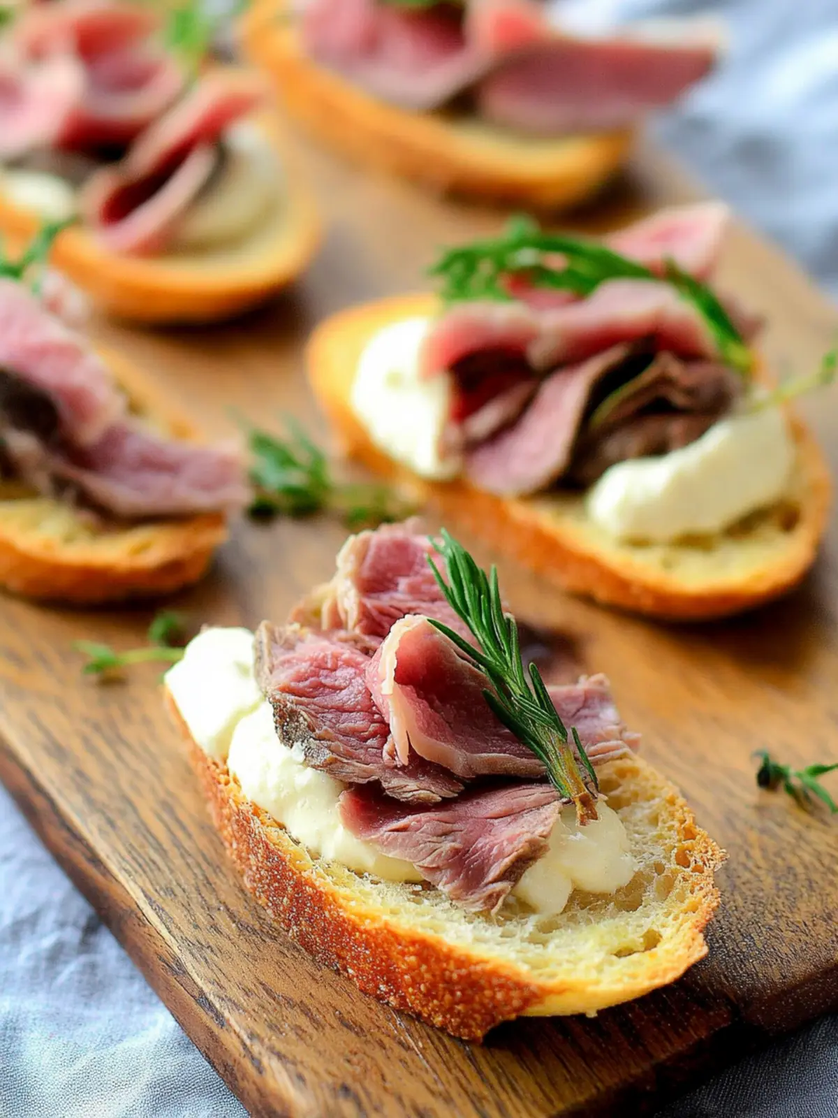 Delicious Roast Beef Crostini in Just 10 Minutes for Parties 5 Roast Beef Crostini