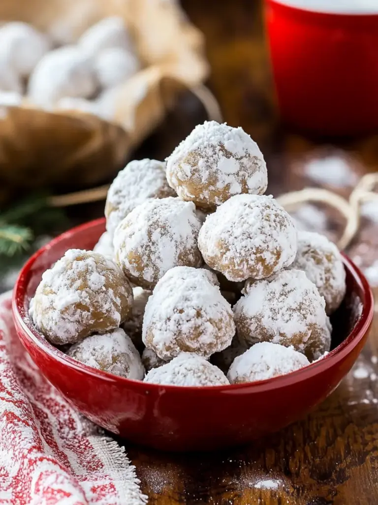 Gingerbread Snowballs