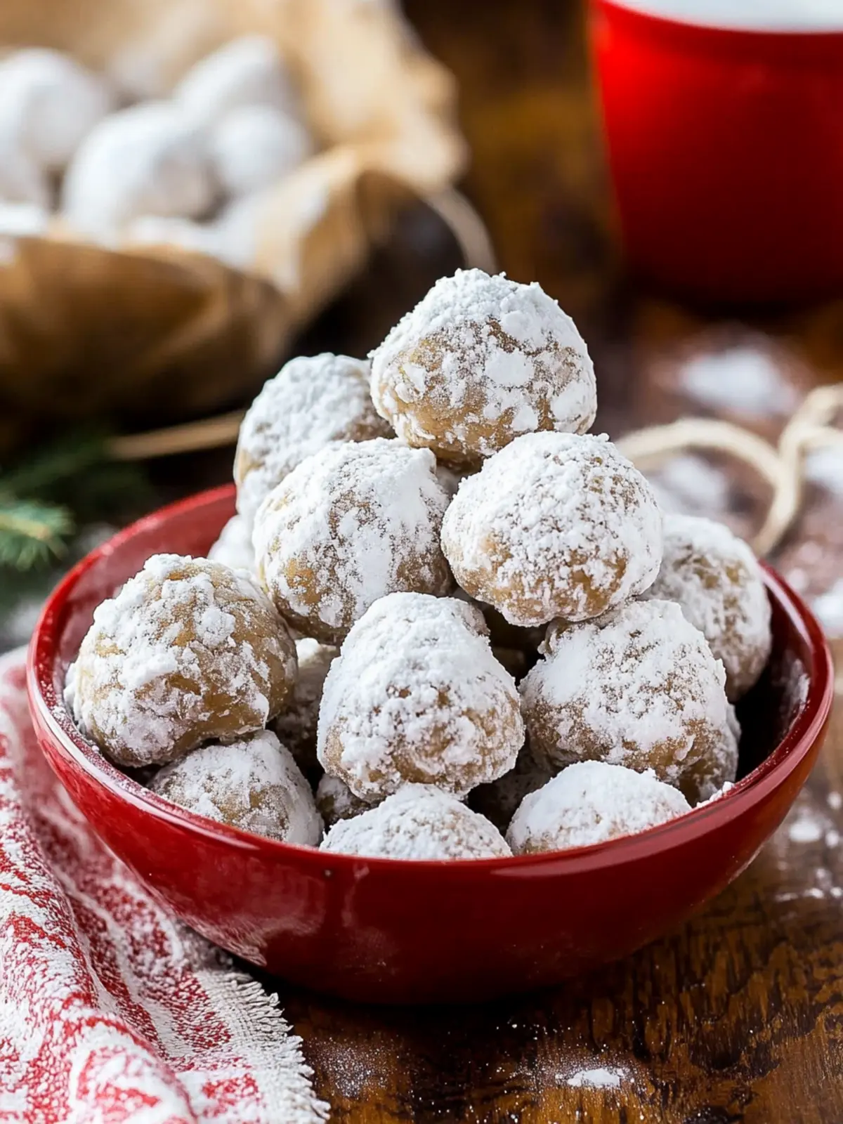 Gingerbread Snowballs
