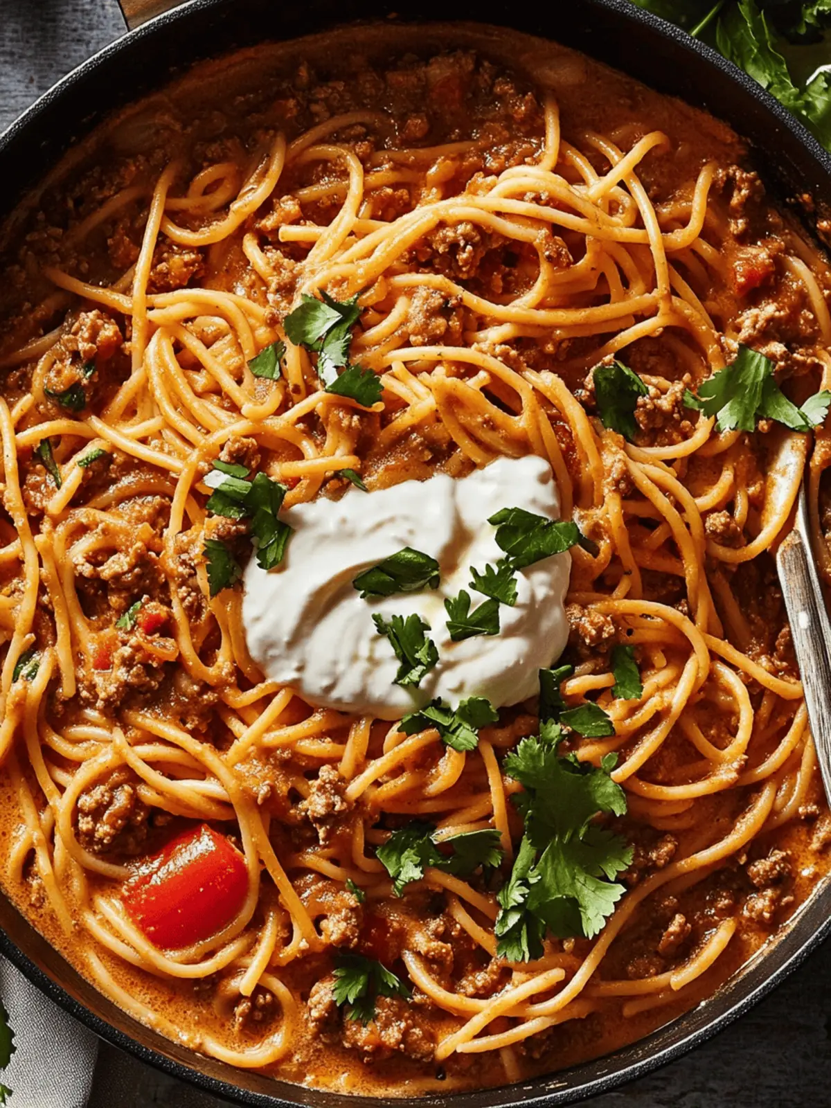 Delicious Taco Spaghetti: One-Pot Wonder for Busy Nights 2 Taco Spaghetti