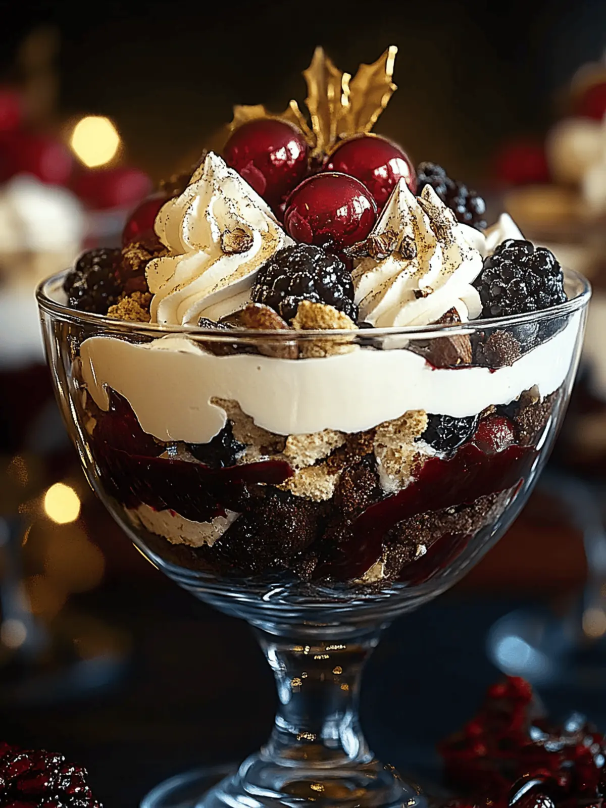 Decadent Black Forest Trifle for Christmas Joy 4 Black Forest Trifle for Christmas