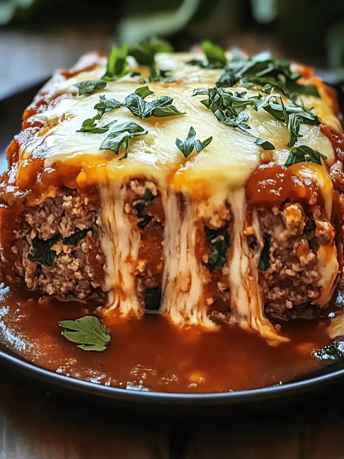 Cheesy Stuffed Italian Meatloaf That's Perfect for Family Dinners 2 Cheesy Stuffed Italian Meatloaf