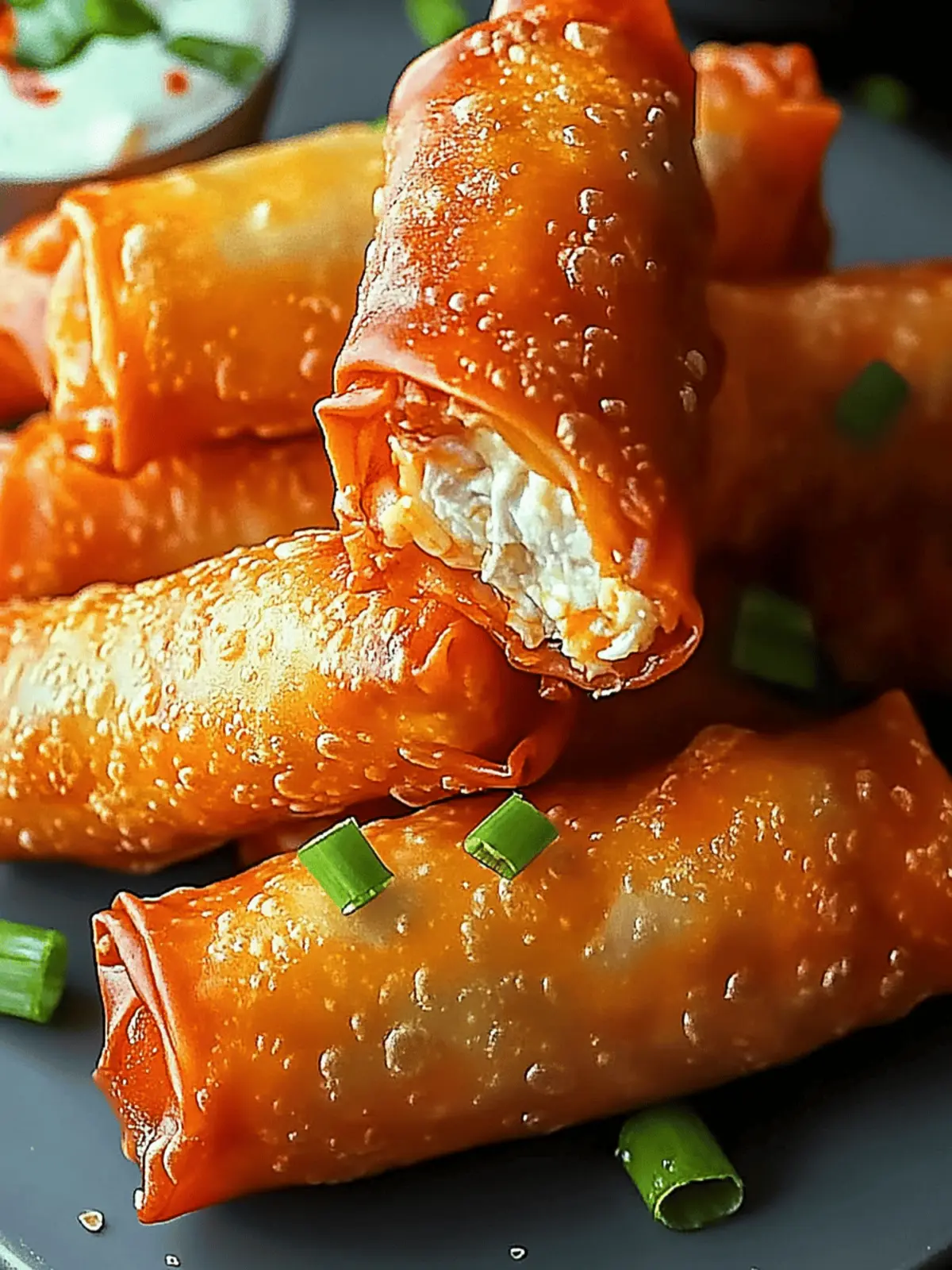 Crispy Buffalo Chicken Dip Egg Rolls You'll Crave Every Time 3 Crispy Buffalo Chicken Dip Egg Rolls
