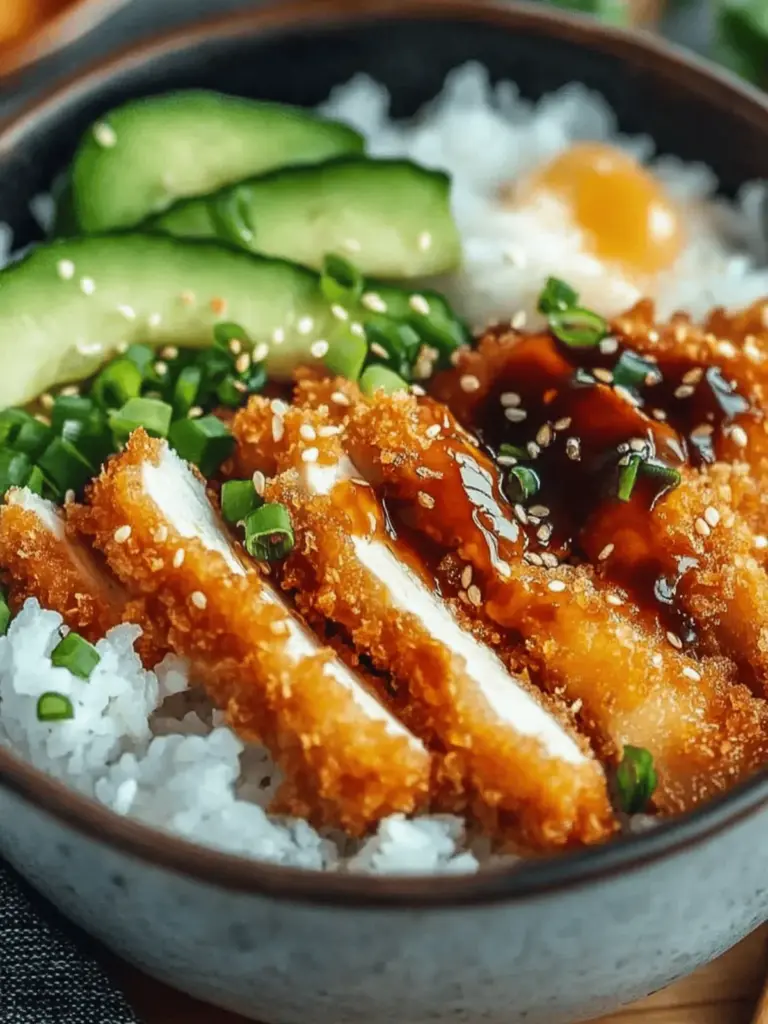Chicken Katsu Bowls