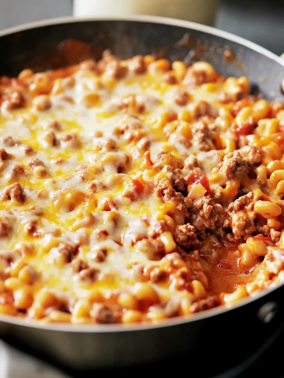 One-Skillet Cheesy Beef and Macaroni Everyone Will Love 3 One-Skillet Cheesy Beef and Macaroni