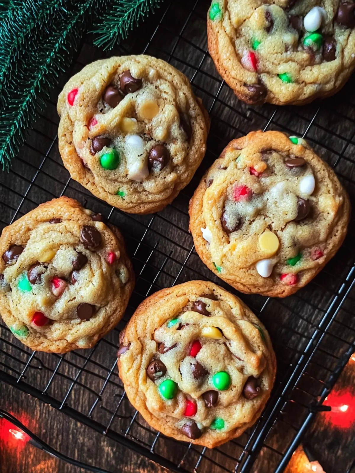 Christmas Chocolate Chip Cookies