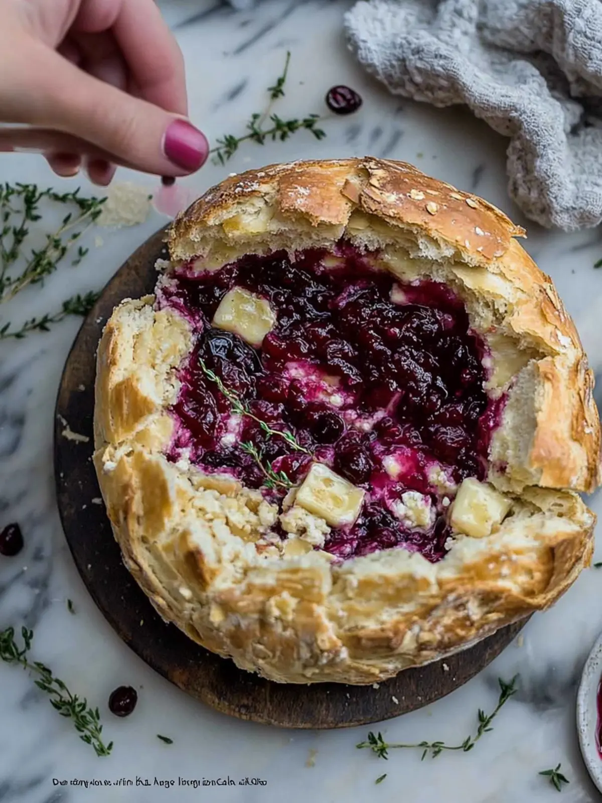 Irresistible Baked Cranberry Brie Bread Bowl Recipe for Sharing 4 Baked Cranberry Brie Bread Bowl