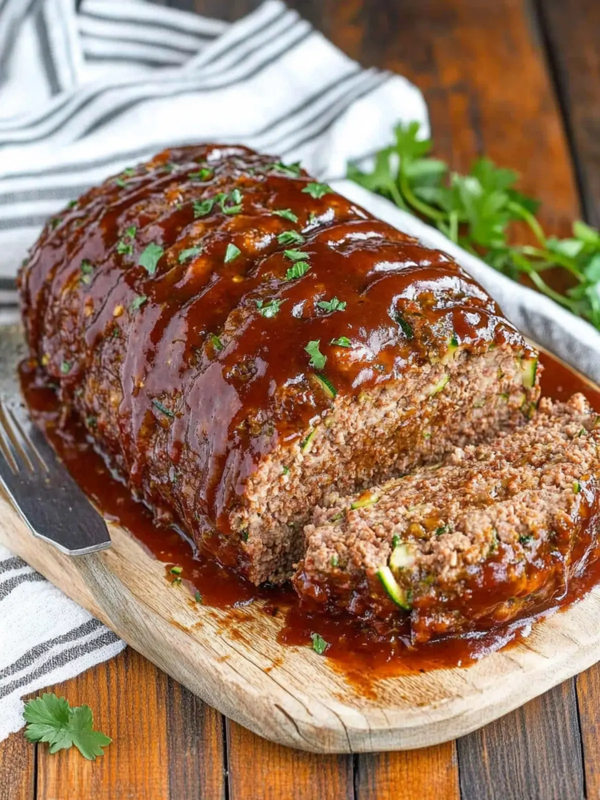 Zucchini Meatloaf with Balsamic Glaze You’ll Crave Again and Again 2 Zucchini Meatloaf