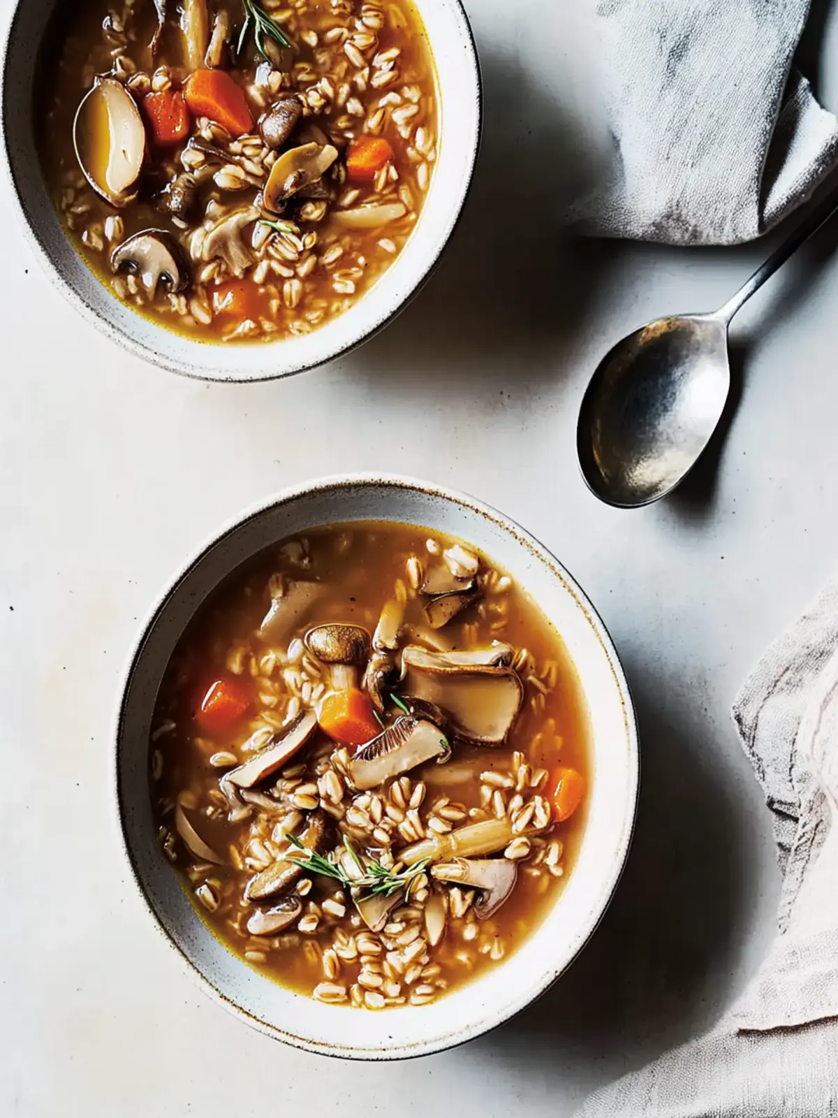 Mushroom and Farro Soup: Cozy Comfort in Every Spoonful 3 Mushroom and Farro Soup