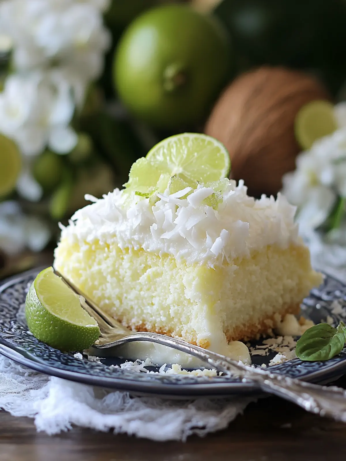 Coconut-Lime Pudding Cake: Your Tropical Escape at Home 3 Coconut-Lime Pudding Cake