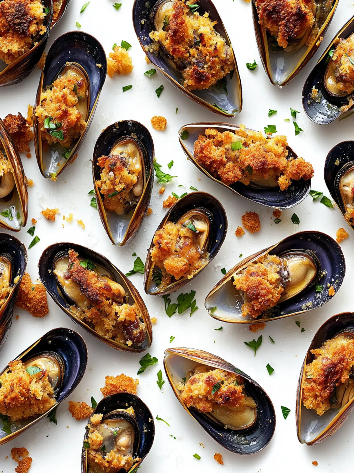 Cornbread-Stuffed Mussels: A Flavorful Twist on Tradition 4 Cornbread-Stuffed Mussels