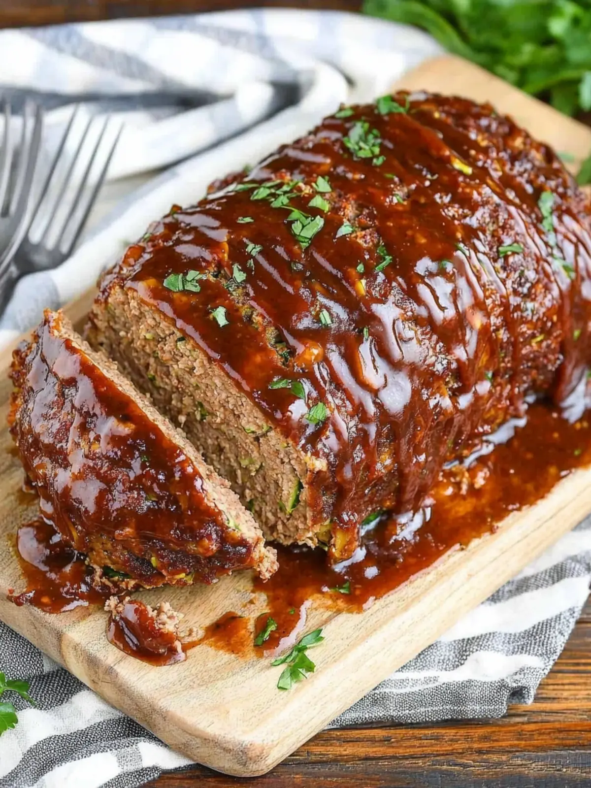 Zucchini Meatloaf with Balsamic Glaze You’ll Crave Again and Again 3 Zucchini Meatloaf