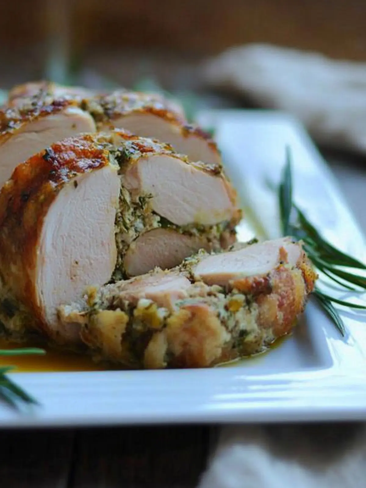 Savory Stuffed Turkey Breast with Sausage & Herbs Delight 5 Stuffed TurkeyBreast with Sausage & Herbs