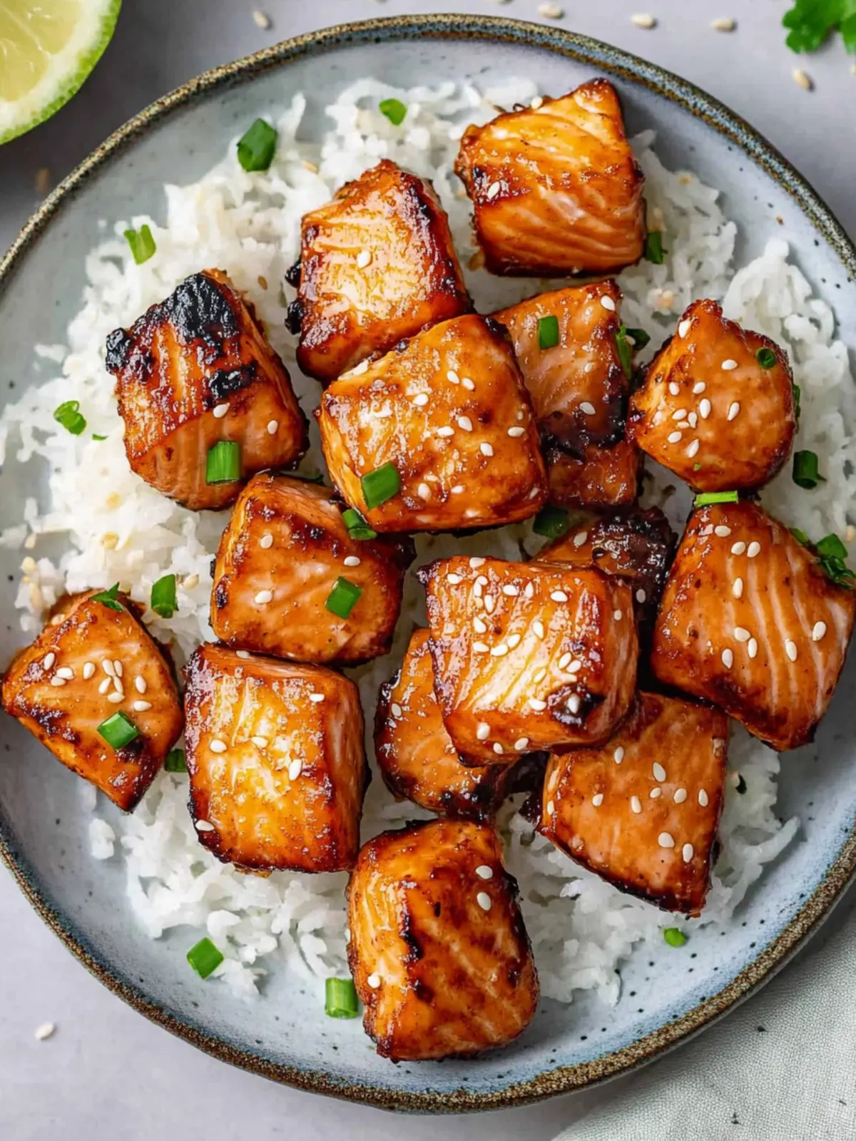 Savory Air Fryer Salmon Bites in 15 Minutes or Less 4 Air Fryer Salmon Bites