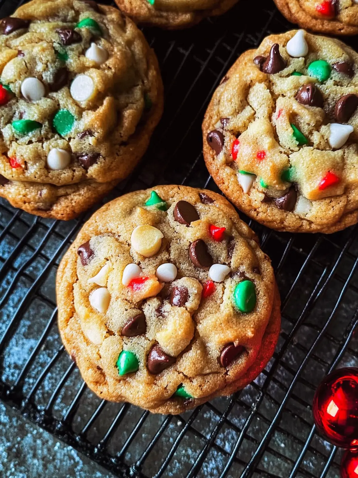 Christmas Chocolate Chip Cookies