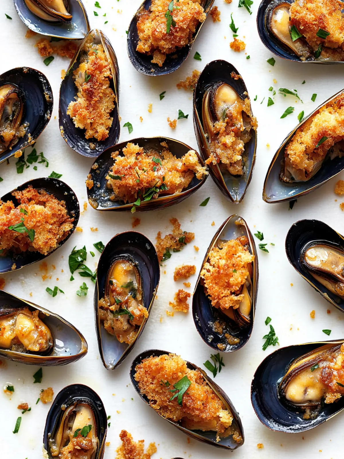 Cornbread-Stuffed Mussels: A Flavorful Twist on Tradition 3 Cornbread-Stuffed Mussels