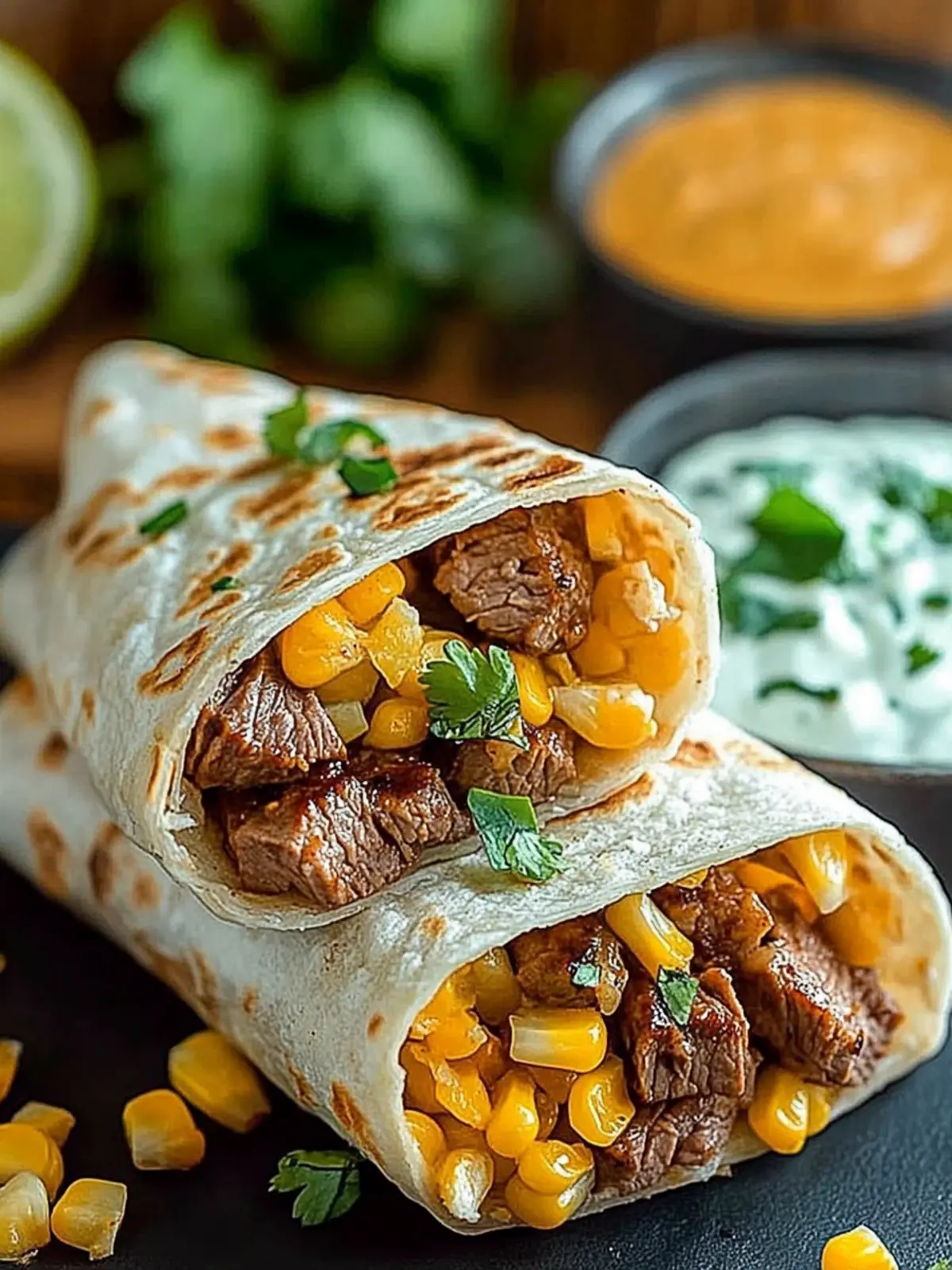 Street Corn Steak Crunch Wraps Your New Family Favorite Meal 5 Street Corn Steak Crunch Wraps