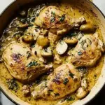 Delicious Chicken Fricassee with Creamy Mushroom Magic 9 Chicken fricassee