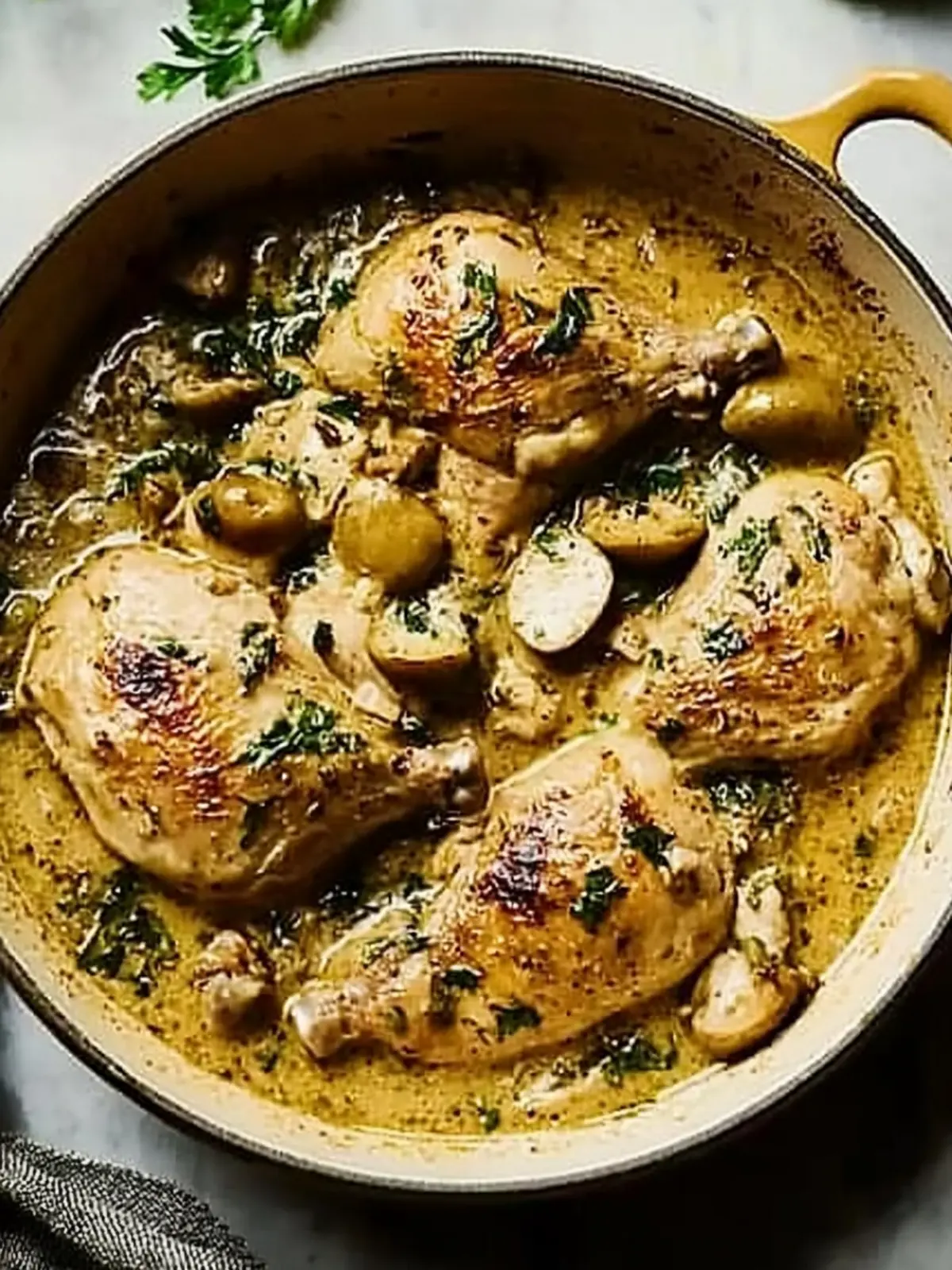 Delicious Chicken Fricassee with Creamy Mushroom Magic 5 Chicken fricassee