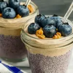 High-Protein Blueberry & Peanut Butter Chia Pudding Delight 2 High-Protein Blueberry & Peanut Butter Chia Pudding