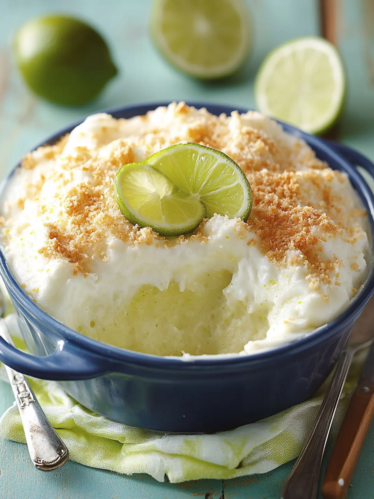 Coconut-Lime Pudding Cake: Your Tropical Escape at Home 5 Coconut-Lime Pudding Cake