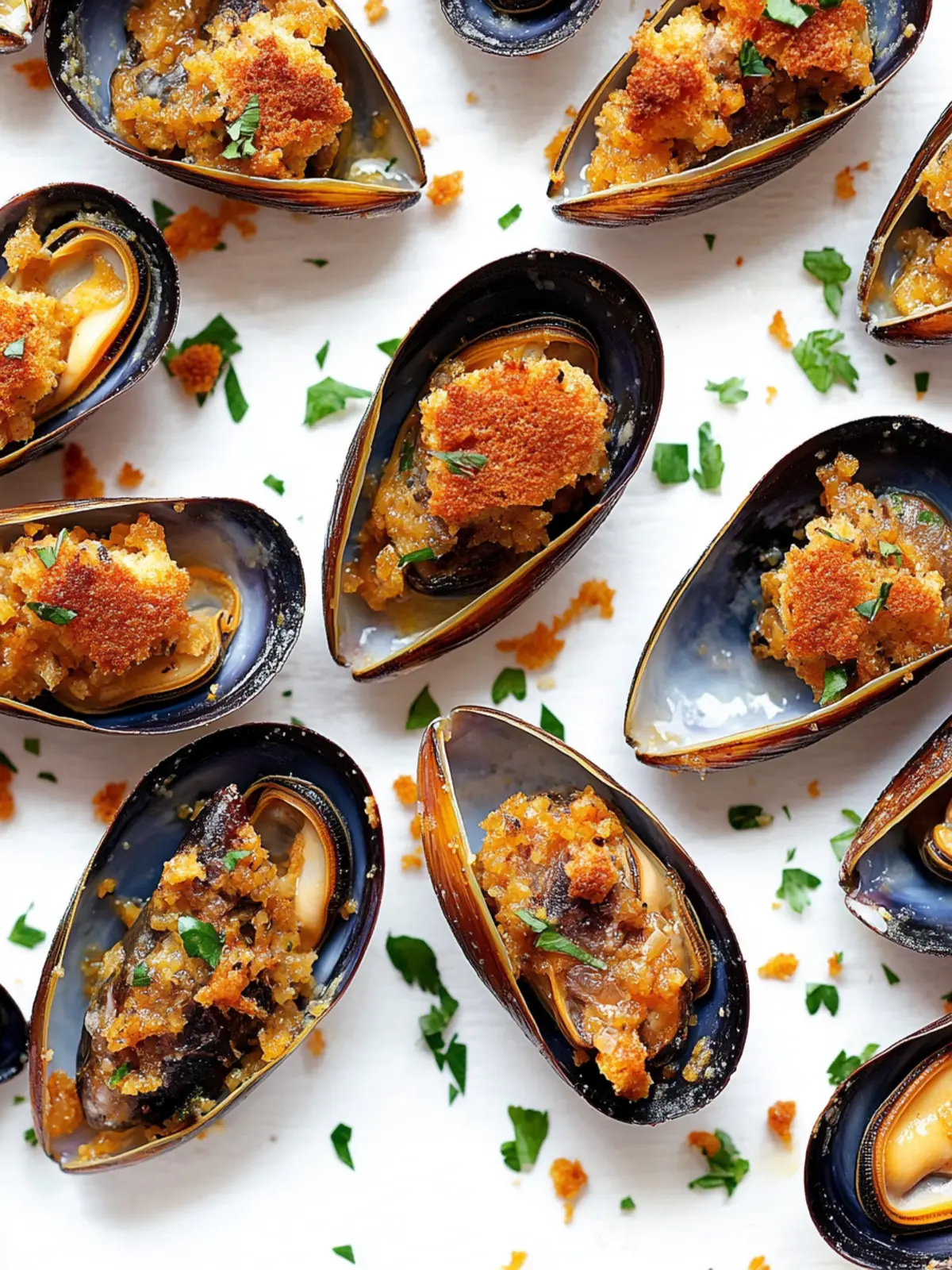 Cornbread-Stuffed Mussels: A Flavorful Twist on Tradition 2 Cornbread-Stuffed Mussels