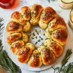 Festive Pull Apart Garlic Bread Wreath for Memorable Gatherings 6 Pull Apart Garlic Bread Wreath