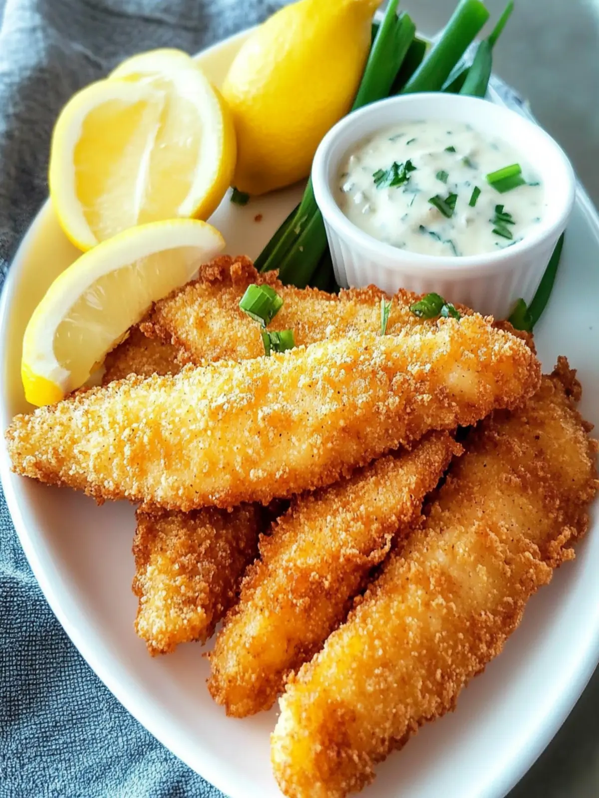 Crispy Fried Catfish Fingers: A Southern Comfort Delight 2 Fried Catfish Fingers