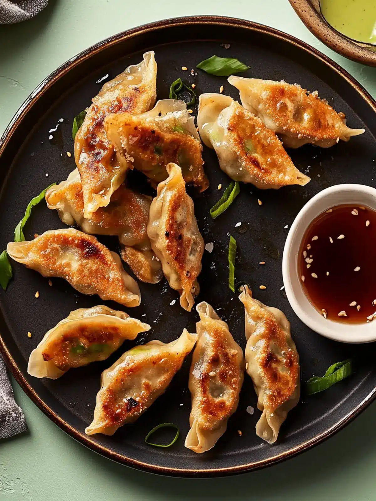 Crispy Air Fryer Potstickers Packed with Smoky Flavor 4 Air Fryer Potstickers