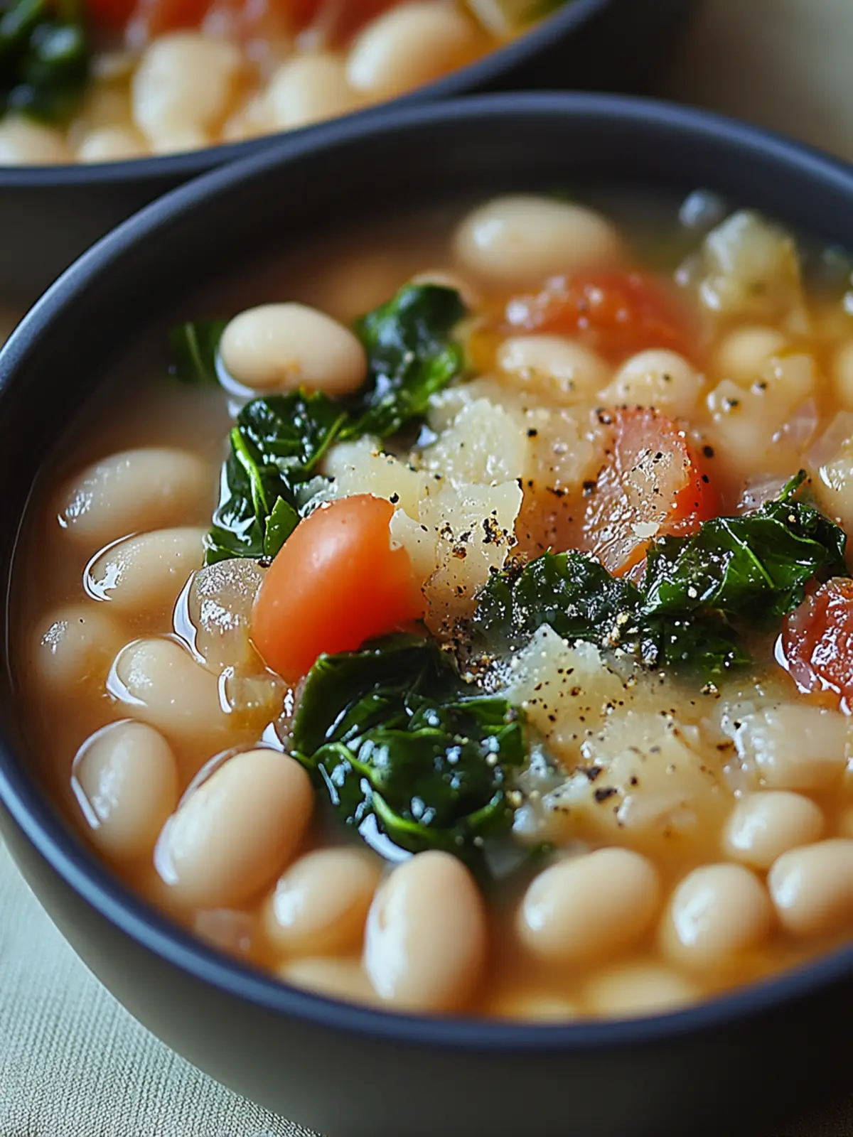 Mediterranean White Beans and Greens for a Cozy Vegan Meal 2 Mediterranean White Beans and Greens
