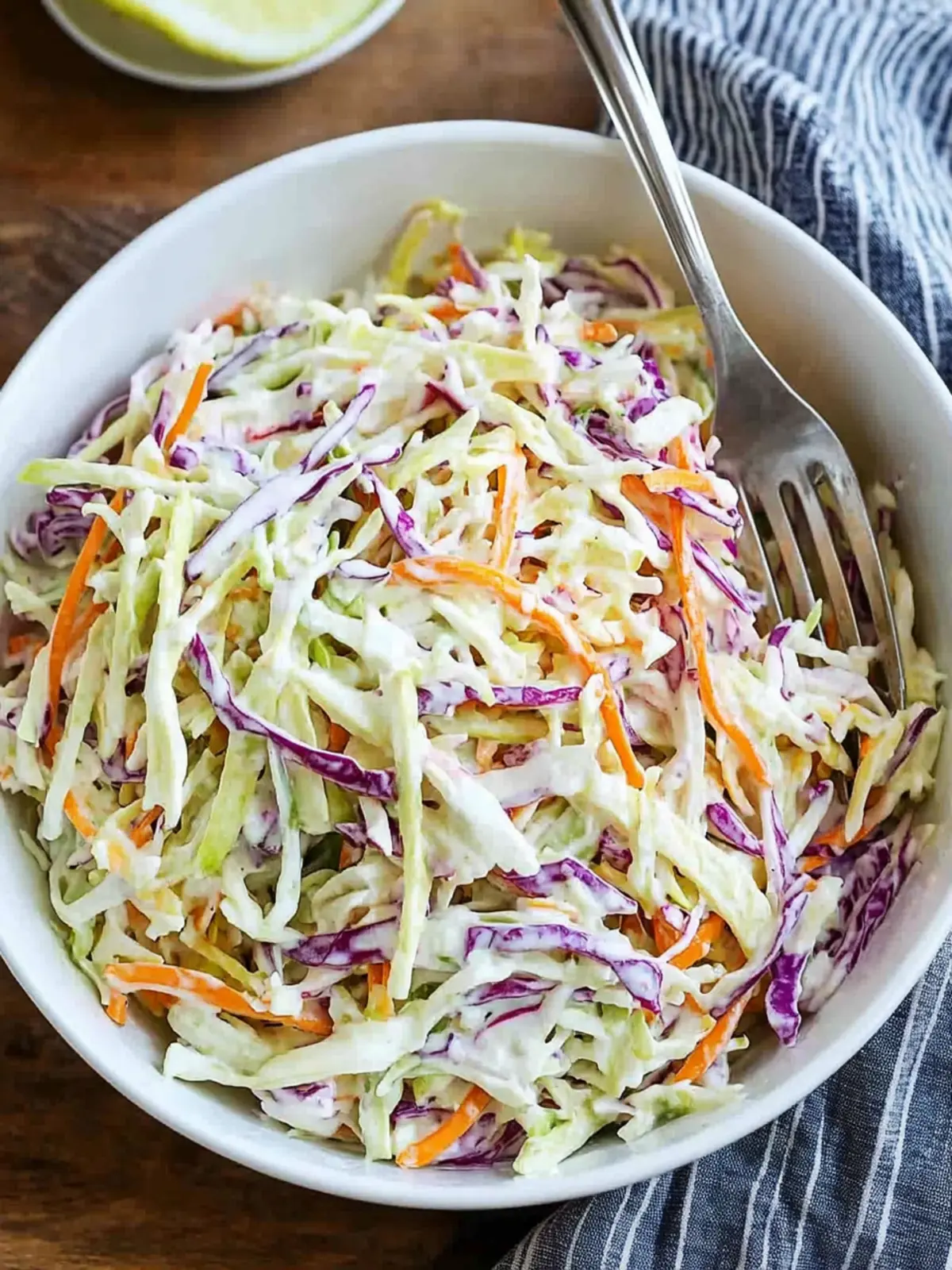 Easy Homemade Coleslaw: Crunchy, Creamy, and Perfect for BBQs 2 Easy Homemade Coleslaw