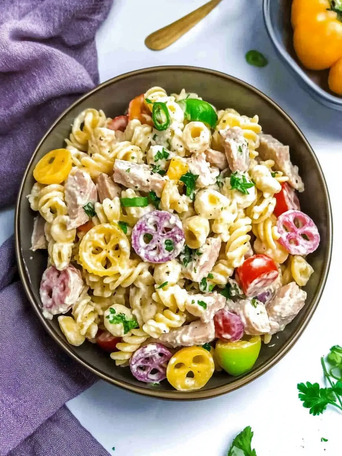 Delicious Greek Yogurt Tuna Pasta Salad for Healthy Meal Prep 3 Greek Yogurt Tuna Pasta Salad