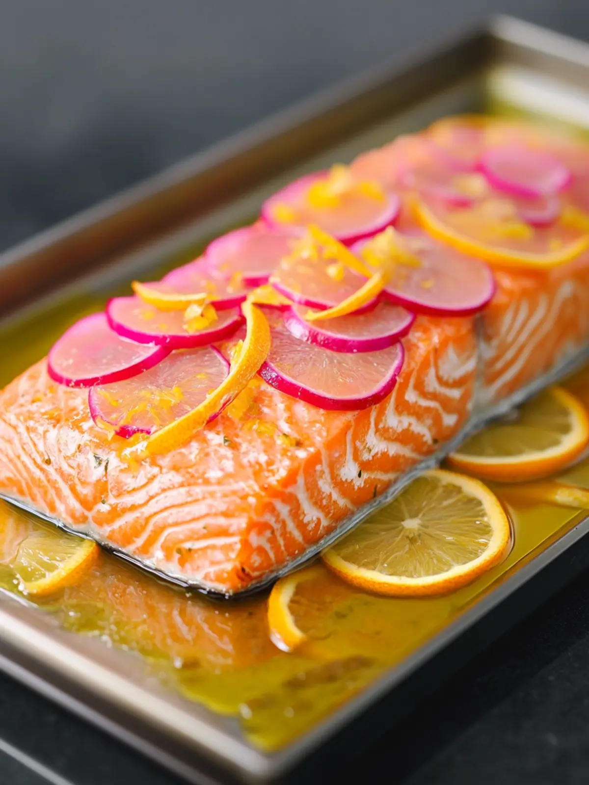 Moist Citrus Roasted Salmon for Effortless Weeknight Dinners 3 Citrus Roasted Salmon